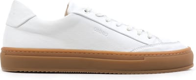 Omnio sorren sneakers wit leer