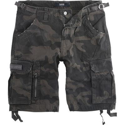 Black Premium by EMP Shorts - Army Vintage Shorts - S tot 7XL - voor Mannen - dark camo