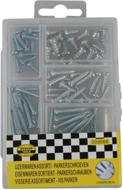 Parkerschroeven - Metaalschroeven - Schroef - Schroeven - Assortiment Box