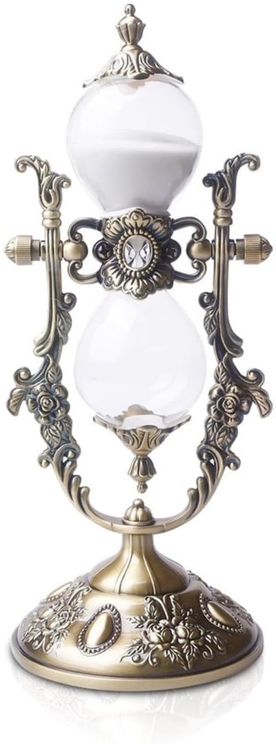 Dailygoods- Zandloper 15 Minuten - Vintage Decoratieve Timer