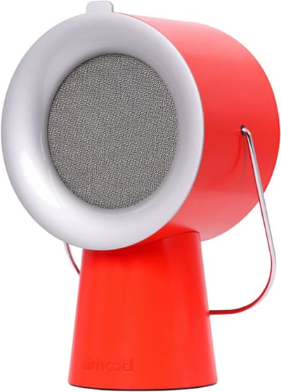 AirHood® 2 PRO 's werelds eerste mobiele Afzuigkap | Cadmium Orange | Afzuigkap Draagbaar | Mini Afzuigkap