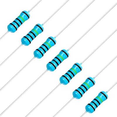 Metalen Film Weerstanden - Vaste Weerstanden 1M Ohm - Elektronische Circuits - 1% Tolerantie - 100 stuks - Niet gespecificeerd