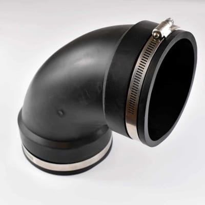 Flexibele Buiskoppeling 110mm, Flexibele Bocht, Zonder Lijm