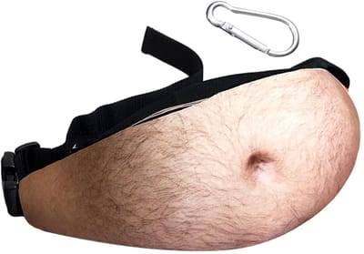 Dailygoods- Heuptas 39 cm x 19 cm - Heren Heuptas - Buiktas - Polyester - Karabijnhaak - Waterbestendig