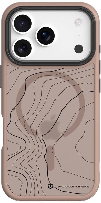 Tactical iPhone 17 Pro MagForce Hyperstealth Sika Cover – Hoesje met Losse Klikbare Knoppen – Mocha Mousse