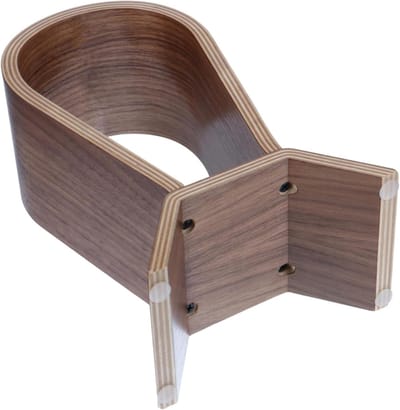 Hoofdtelefoon Displayrek - Koptelefoon Standaard - Opbergen en Tonen - Gemaakt van Walnoothout - 25 x 13 x 10 cm