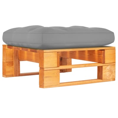 vidaXL - Tuinhocker - pallet - honingbruin - geïmpregneerd - grenenhout