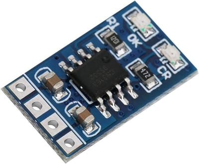 Dailygoody - Zonne-oplaadmodule - 2 stuks - technologie - 1A 4,4-6,5 V ingang - LiPo en Li-ion batterijladers - Ideaal voor zonnepanelen - Oplaad...