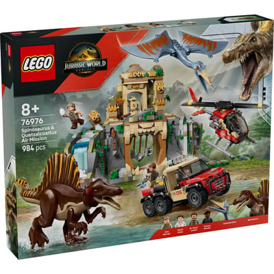 LEGO Jurassic World LEGO® JURASSIC WORLD™ 76976 Spinosaurus & Quetzalcoatlus: Helikopter-inzet