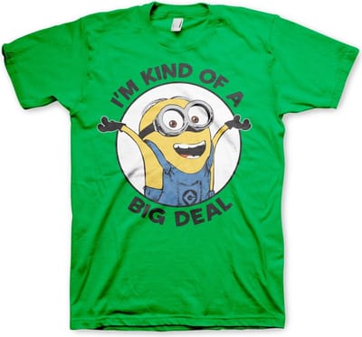 Minions I'm Kind Of A Big Deal T-shirt Groen