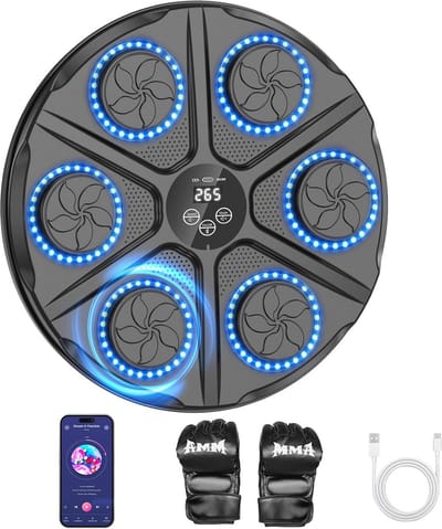 Muziekboksen met LED verlichting - Elektronische Boksmachine met Bluetooth en 12 Snelheidsmodi