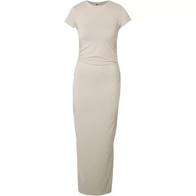 Urban Classics - Stretch Jersey Maxi lange jurk - L - Grijs