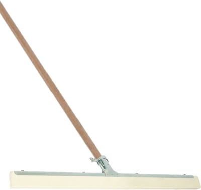Betra Vloertrekker/douchetrekker voor water - metaal/rubber - 45 cm - met houten steel 130 cm - waterbezem