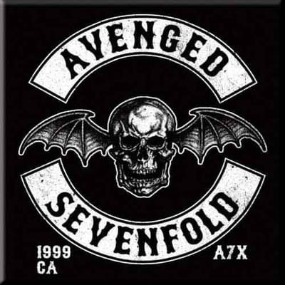 Avenged Sevenfold - Deathbat Crest - Koelkast magneet - 7.5 x 7.5 cm