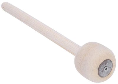 Allecto - Drum Mallet - Antislip Houten Handvat - Multifunctioneel - Wol Vilt Hoofd - Stevig - Geschikt voor Drummers - 1x1x1 cm