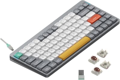 75% Mechanisch Toetsenbord Laag Profiel Draadloos QMK/VIA - Bluetooth & 2.4GHz - Compatibel met Windows/Mac