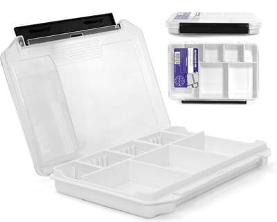 Eurocatch - Pro Tackle - LureBox 20W - Tacklebox - Indeelbaar - Viskoffer - Transparant - Sorteerdoos
