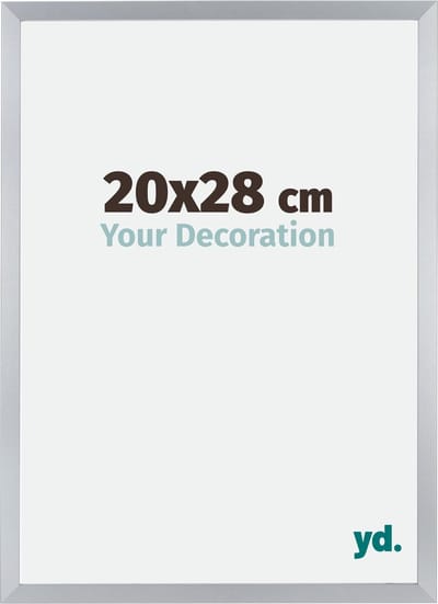 Your Decoration - Fotolijst 20x28 cm - MDF - Zilver Glans - Catania