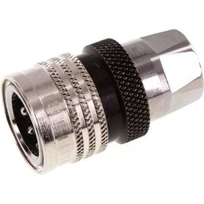 Messing DN 10 Wasapparatuur Snelkoppeling G 3/8 inch Buitendraad Dubbele afsluiting