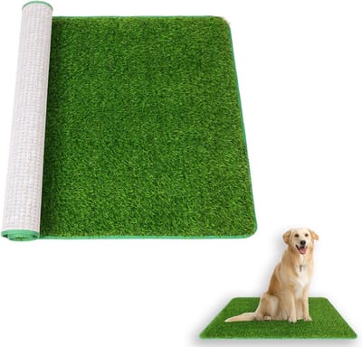 Wasbare Kunstgras Puppy Training Pads, Herbruikbare Puppy Matten, Kunstgras voor Katten en Honden, Ideaal voor Binnengebruik, 50x80cm