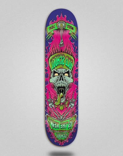 Houten Skateboard Deck - New School Board - Street Skaten - 8.5 Inch Breedte - 8.5 - Blauw