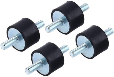 4x M10 Trillingsdempers Rubber Montage Set - Schokabsorberend voor Compressoren en Motoren