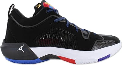 AIR JORDAN 37 XXXVII LOW - Nothing But Net - Heren Basketball Schoenen Zwart DQ4122-061 , Maat: EU 42.5 US 9