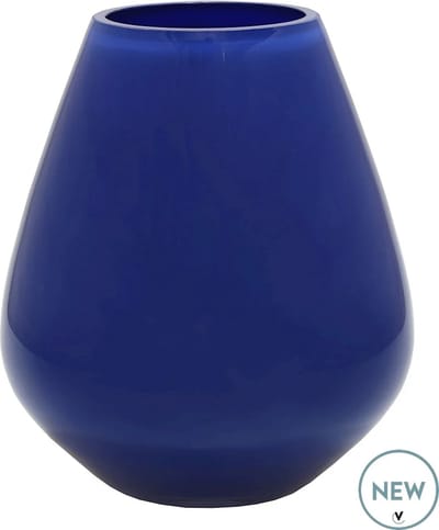 Vaas Tasman | Small | Bright blue | Ø18 x H20 cm