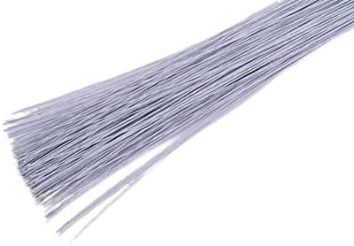 Bloemist Draad - Bloemendraad Kransdraad - Bloemen Schikken - Papier Bedekt - 200 stuks 60 cm - Bruin