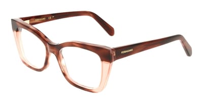 Ferragamo SF3052 Tortoise/rose 51/17/145 WOMAN Brilmonturen