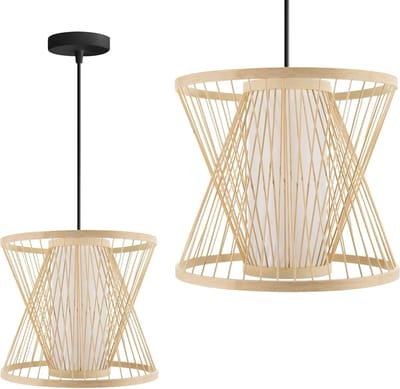 Toolight App1630-1Cp Hanglamp Beige 30X35X30Cm