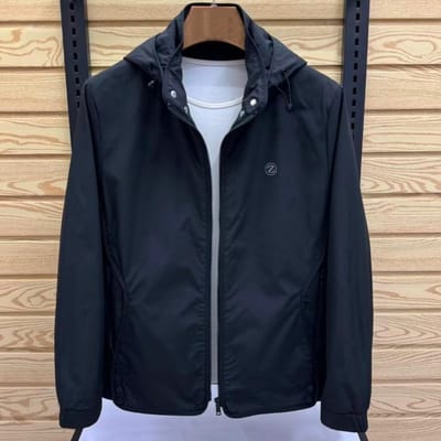 Nieuwe Herfst- en Lentejas met Afneembare Capuchon voor Mannen XL black