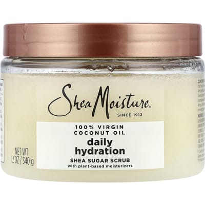 SheaMoisture Dagelijkse Hydratatie Shea Suiker Scrub, 100% Virgin Kokosolie, 340g (340 gram) beige