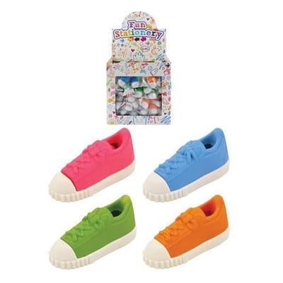 84 Stuks - Sneaker Schoenen Gummen - In Traktatiebox - Uitdeelcadeautjes - Gum - Gom - Traktatie voor kinderen - Jongens - Meisjes