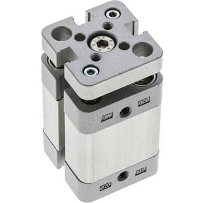 ISO 21287 Compacte Dubbelwerkende Cilinder 20-15mm - Magnetisch - Niet-roterend