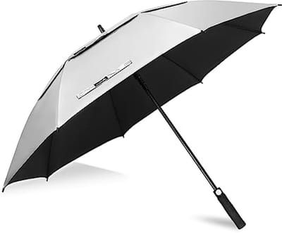 Extra grote winddichte golfparaplu met UPF 50+ bescherming - Automatische open XXL paraplu