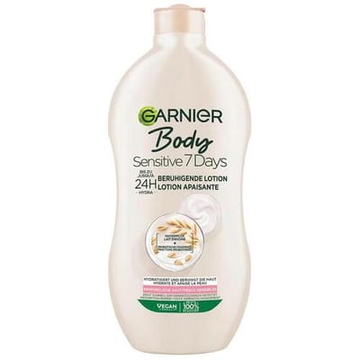 Garnier Body Sensitive 7 Days Verzachtende Bodylotion met Havermelk en Probiotica - Hydrateert de huid - 400ml