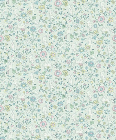 Dutch Wallcoverings - Little Kids- Liberty mint - vliesbehang - 10m x 53cm - JS3102