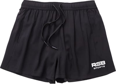 RSB Sports Sportbroek Heren - Extra Kort - Zwart - Maat M