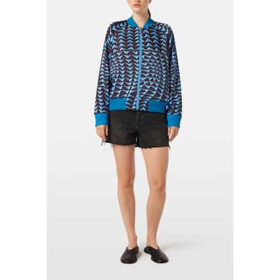 Scotch & Soda Reversible Printed Bomber House Of Mirrors Blue/ Black Taglia: XS | Bomber Outlet | Donna | Nero