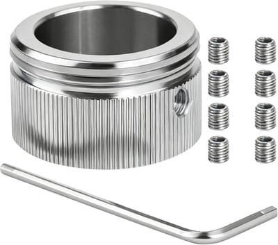 Adapter voor Radiatorventiel Thermostaatkop M30 x 1,5 Roestvrij Staal