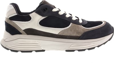 Xsensible Manhattan Sneakers - Leer - Heren - Blauw - Maat 42
