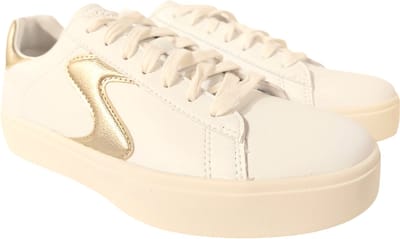 Skechers Sneaker Eden Lx-Beaming Glory 185016/WTGD Wit Goud Machine Washable