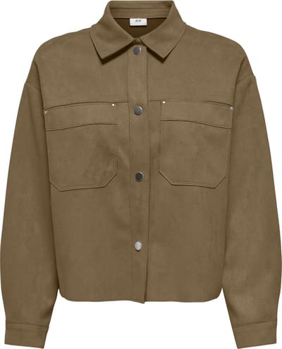 JDY - JDYJULLE L/S FAKE SUEDE SHIRT JRS NOOS - Dames - Blouses