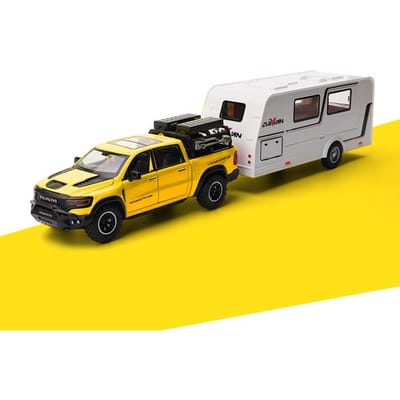 1:32 Dodge Ram 1000 Trx Mammoth Pick-up Legering Metaal Diecast Model Auto Simulatie Huis Trendy Ornamenten Verzameling Verjaardagscadeaus