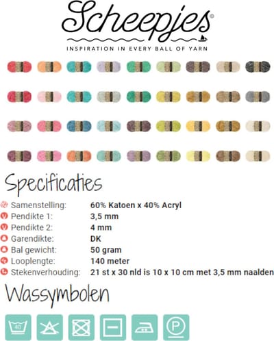 Scheepjes - Brei/haak pakket - 50gr - 12 willekeurige kleuren - 7 Softfun - 2 Softfun Denim - 2 Softfun Aquarel - 1 Stone Washed