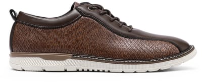 AllTHEMEN Heren Casual Schoenen Laagtop - Ademend Retro - Bruin - 40