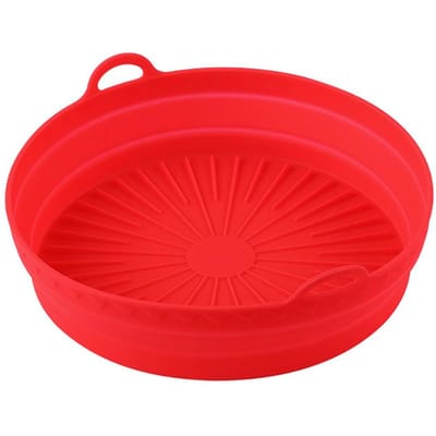 Moule à gâteau en silicone de qualité alimentaire, 5 couleurs, épais, carré, pliable, résistant à la chaleur, pour friteuse à air
