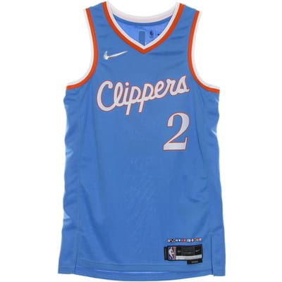 Basketbaltanktop voor heren Nba Dri Fit Swingman Jersey City Edition nr. 2 Kawhi Leonard Loscli