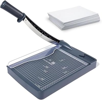 Handmatige Papiersnijder - Papier Snijmachine - Precisie Snijden - Snijdt Tot 16 Vel - A4 Formaat - Zwart